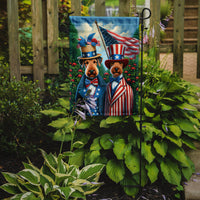 All American Airedale Terrier Garden Flag