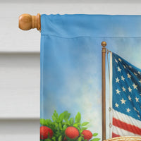 All American Border Terrier House Flag