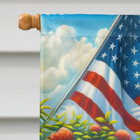 All American Poodle House Flag