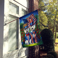 All American Westie House Flag