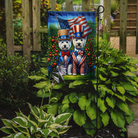 All American Westie Garden Flag