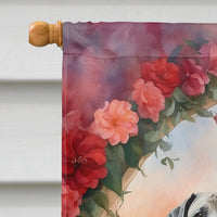 Great Dane Two Hearts House Flag