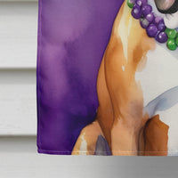 Boxer King of Mardi Gras House Flag
