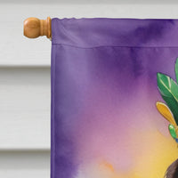 Boykin Spaniel King of Mardi Gras House Flag