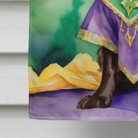 Boykin Spaniel King of Mardi Gras House Flag