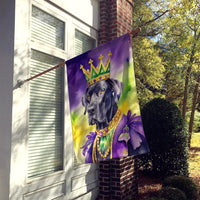 Great Dane King of Mardi Gras House Flag