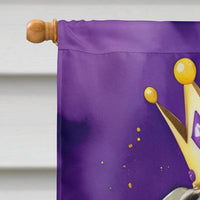 Great Dane King of Mardi Gras House Flag