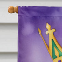 Welsh Springer Spaniel King of Mardi Gras House Flag