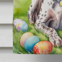 German Shorthaired Pointer Easter Egg Hunt House Flag