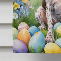 German Shorthaired Pointer Easter Egg Hunt House Flag