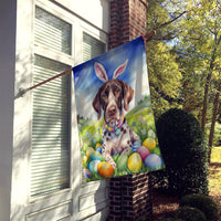German Shorthaired Pointer Easter Egg Hunt House Flag