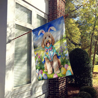 Goldendoodle Easter Egg Hunt House Flag