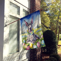 Great Dane Easter Egg Hunt House Flag