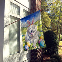 Great Pyrenees Easter Egg Hunt House Flag
