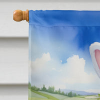 Great Pyrenees Easter Egg Hunt House Flag