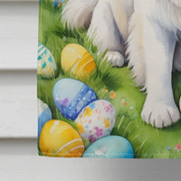 Great Pyrenees Easter Egg Hunt House Flag