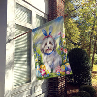 Havanese Easter Egg Hunt House Flag