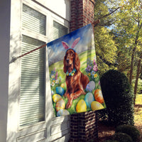 Irish Setter Easter Egg Hunt House Flag
