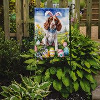 Welsh Springer Spaniel Easter Egg Hunt Garden Flag