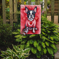Boston Terrier My Valentine Garden Flag