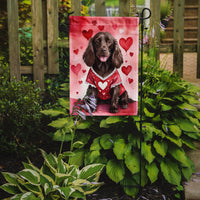 Boykin Spaniel My Valentine Garden Flag