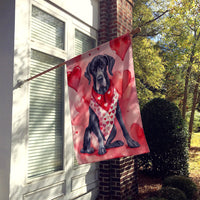 Great Dane My Valentine House Flag