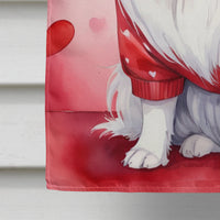 Japanese Chin My Valentine House Flag