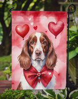 Welsh Springer Spaniel My Valentine Garden Flag