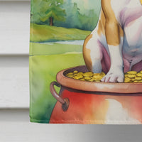 American Bulldog St Patrick's Day House Flag