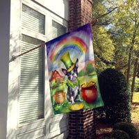 Boston Terrier St Patrick's Day House Flag