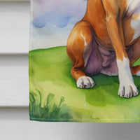 Boxer St Patrick's Day House Flag