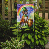 Boxer St Patrick's Day Garden Flag