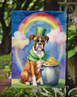 Boxer St Patrick's Day Garden Flag