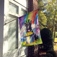 German Shepherd St Patrick's Day House Flag