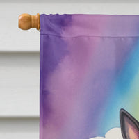 German Shepherd St Patrick's Day House Flag