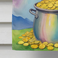 German Shepherd St Patrick's Day House Flag