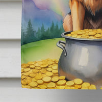 German Shepherd St Patrick's Day House Flag