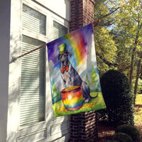 Great Dane St Patrick's Day House Flag
