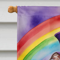 Italian Greyhound St Patrick's Day House Flag