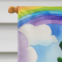 Fox Terrier St Patrick's Day House Flag