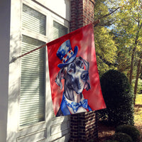 Great Dane Patriotic American House Flag