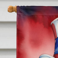 Havanese Patriotic American House Flag