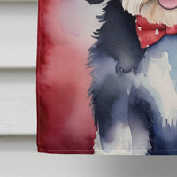 Havanese Patriotic American House Flag