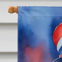 Irish Setter Patriotic American House Flag