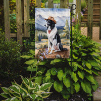 Borzoi Cowboy Welcome Garden Flag