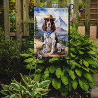 English Springer Spaniel Cowboy Welcome Garden Flag