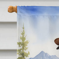 Greyhound Cowboy Welcome House Flag
