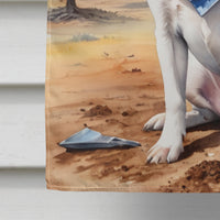 Jack Russell Terrier Cowboy Welcome House Flag