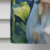 Boxer in Sunflowers House Flag