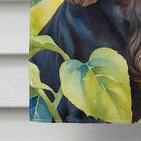 Boykin Spaniel in Sunflowers House Flag